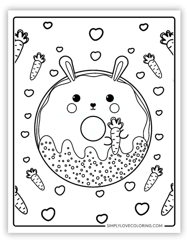 29 Donut Coloring Pages (Free PDF ...