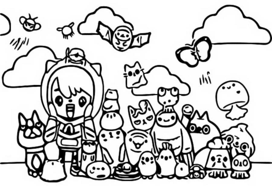 Toca Boca Life Characters coloring page ...