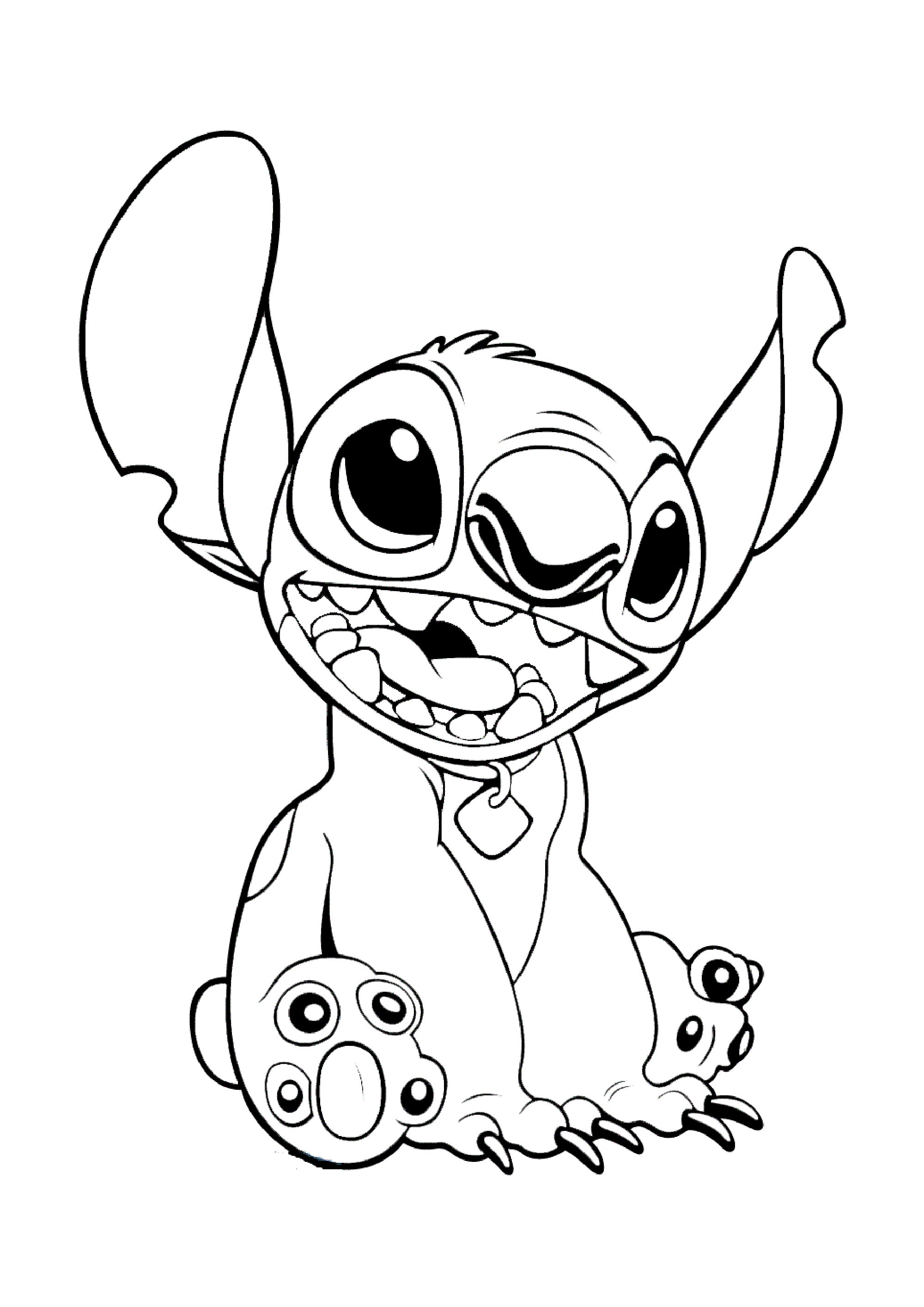 Lilo and Stitch coloring pages to print for children - Lilo and Stitch Kids Coloring  Pages