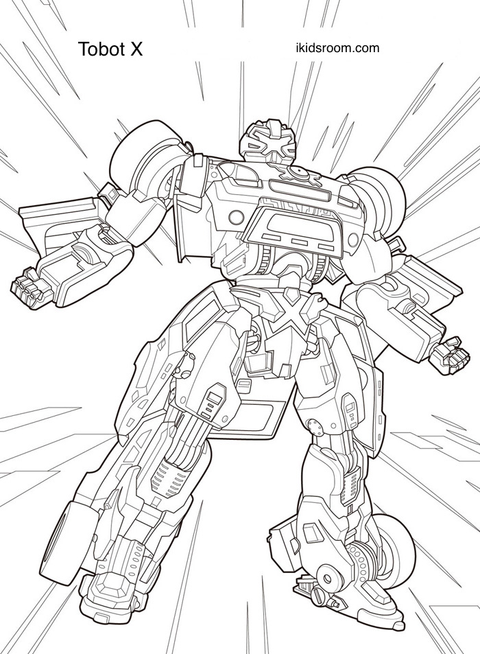Tobot Coloring Pages: Tobots X, Y, Z, W, Titan, and Boys ...