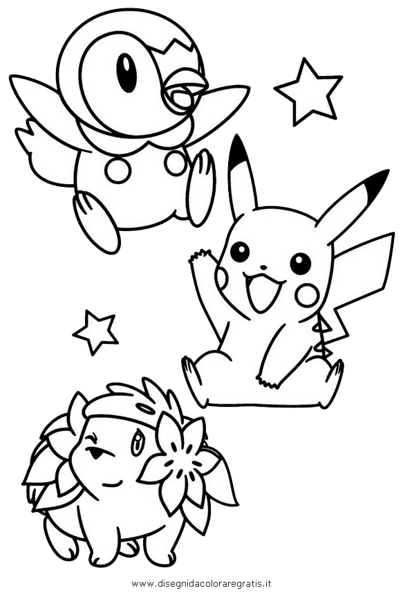 Piplup Legendary Pokemon Coloring Page Free Printable Coloring ...