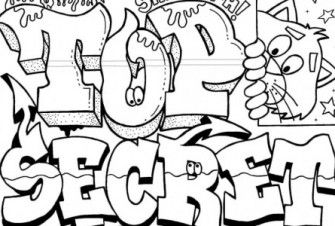 Graffiti Coloring Pages For Adults - Coloring Nation