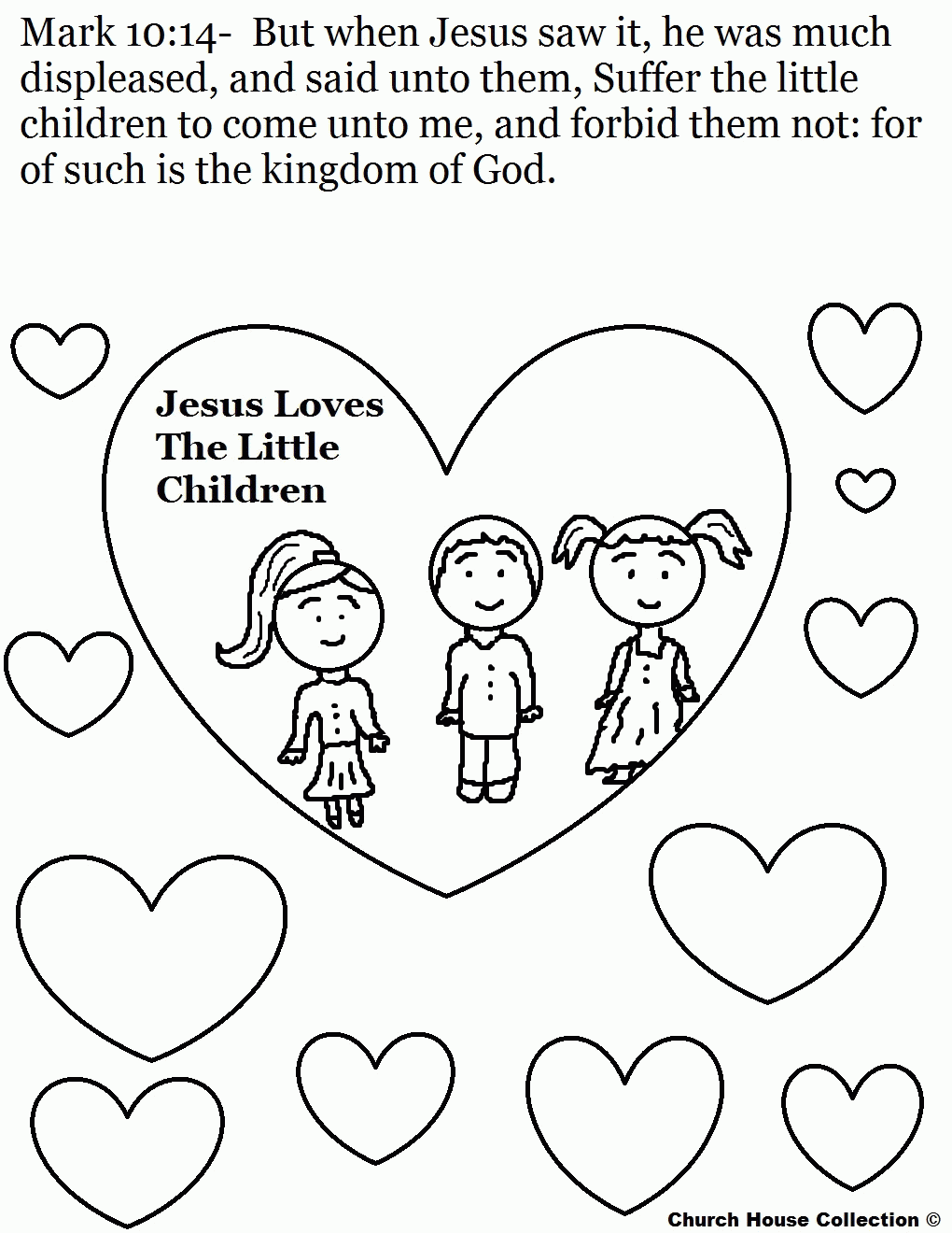 Love One Another Coloring Pages