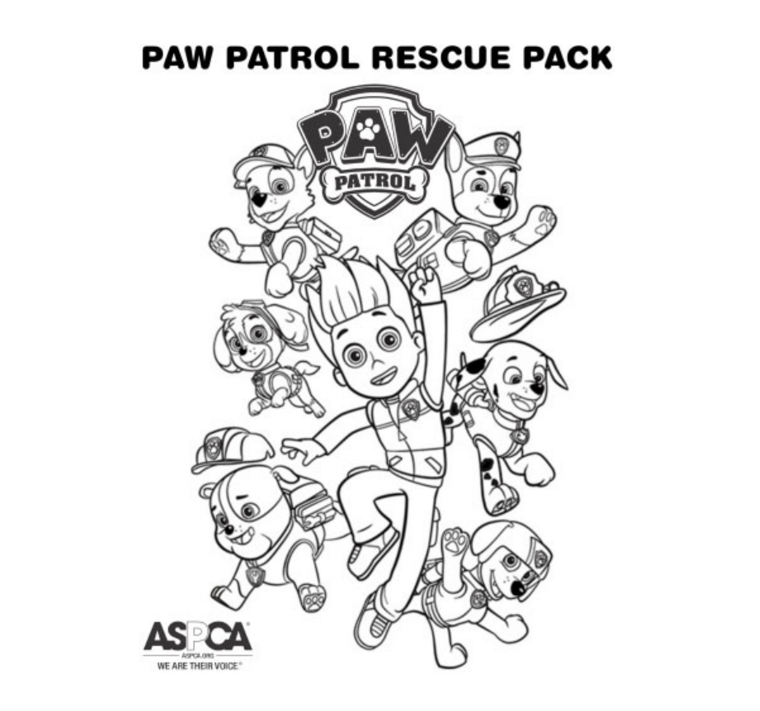 PAW Patrol Coloring Page Rescue Pack