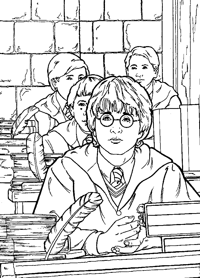 Kids-n-fun.com | 26 coloring pages of Harry Potter and the Chamber ...