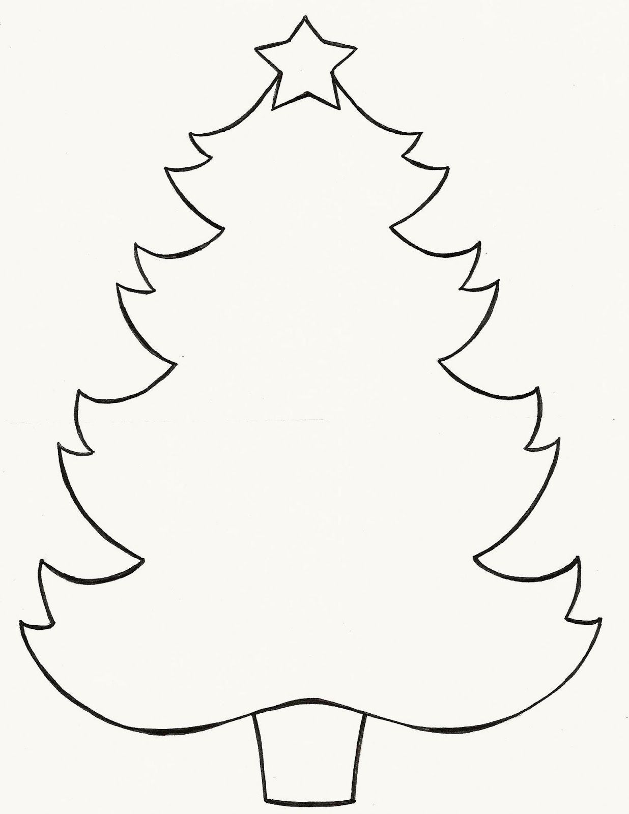 Blank Christmas Tree Outline Photo Album - AMAZOWS
