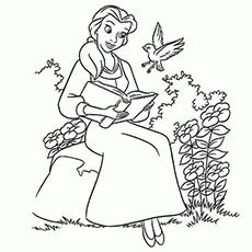 Beauty And The Beast - Coloring Pages for Kids and for Adults