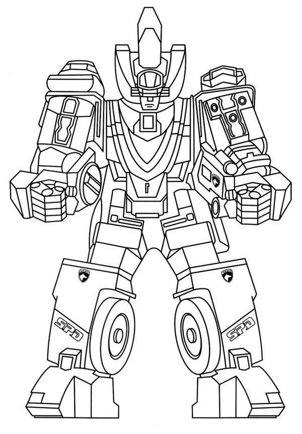 7 Pics of Power Rangers SPD Coloring Pages - Power Rangers ...