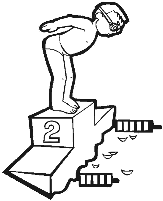 Olympics Coloring Pages - Swimmer jump into pool, Swimming coloring pages  for the Summer Olympics! Celebrate the Olympic games with these swimming coloring  sheets! Olympic swim racing coloring pages, butterfly coloring pages,