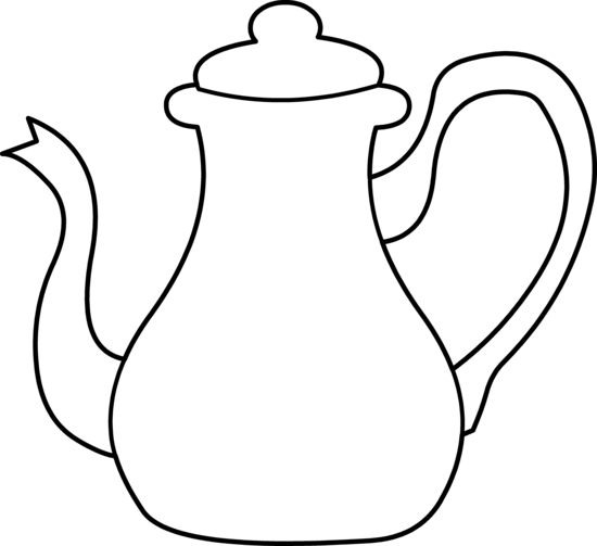 Tea Kettle Coloring Page | Clipart Panda - Free Clipart Images