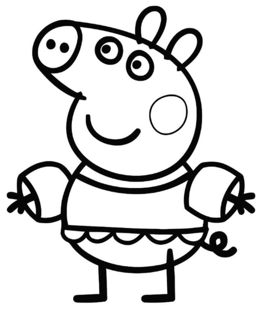 Peppa Pig Coloring Pages – coloring.rocks!