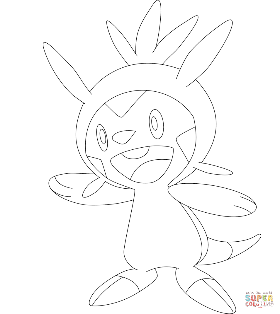 Chespin coloring page | Free Printable Coloring Pages