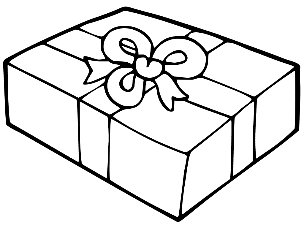 Christmas Gift Boxes Coloring Pages - Get Coloring Pages