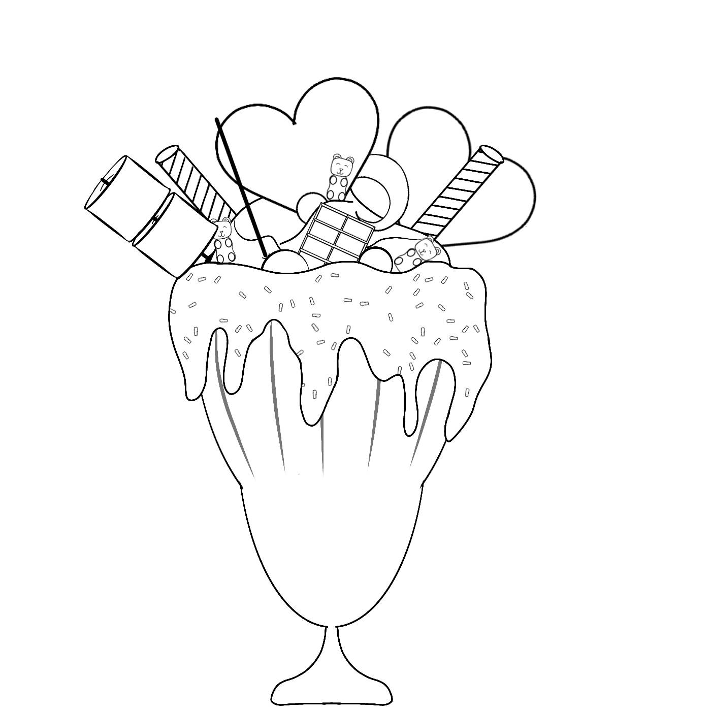 Valentines Milkshake Coloring Page - Derpy Designs's Ko-fi Shop - Ko-fi ❤️  Where creators get support from fans through donations, memberships, shop  sales and more! The original 'Buy Me a Coffee' Page.