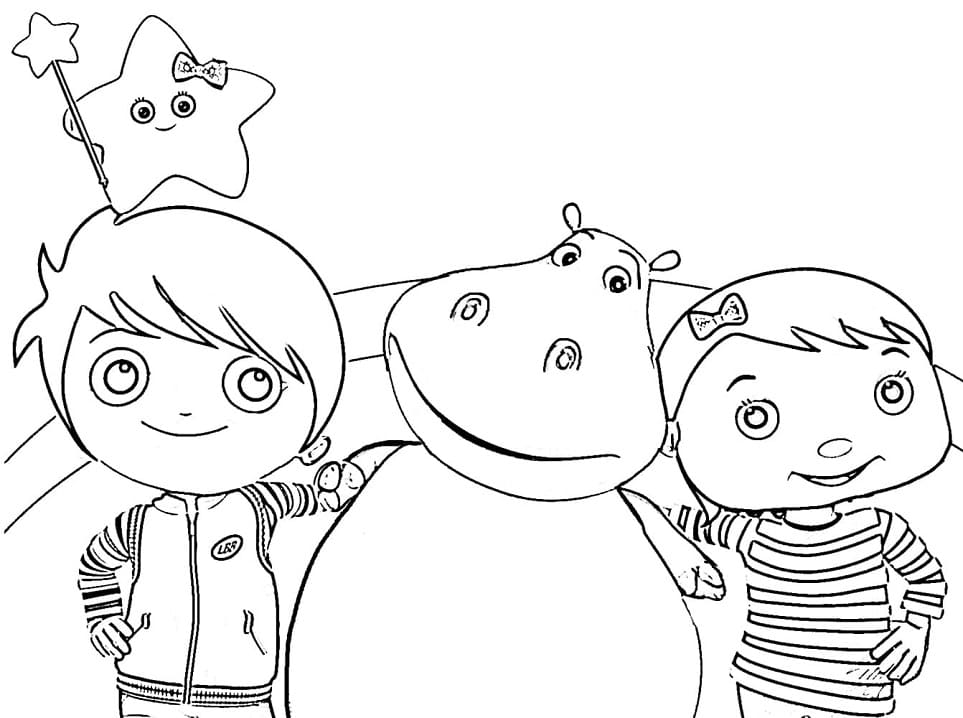Print Little Baby Bum Coloring Page - Free Printable Coloring Pages for Kids