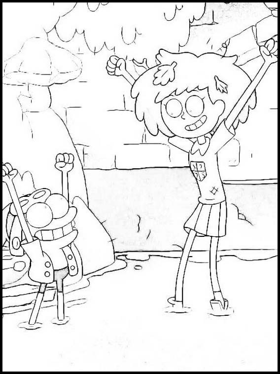 Amphibia Free Printable Coloring Pages 21