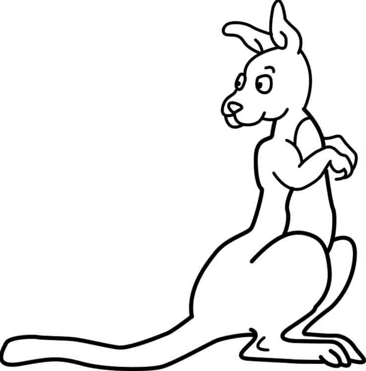 Free Printable Kangaroo Coloring Pages - Toyolaenergy.com