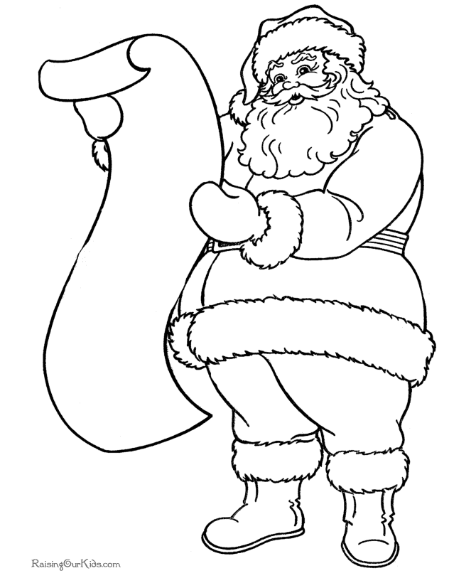 All Santa Coloring Pages - Coloring Pages For All Ages