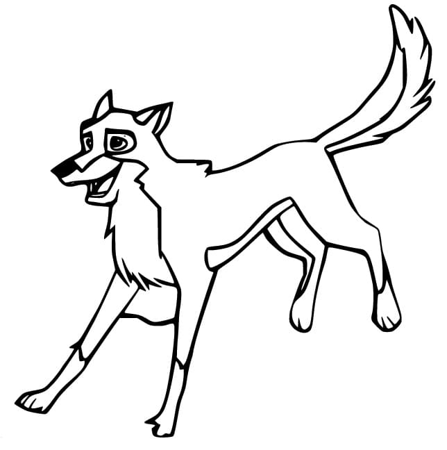 Steele the Sled Dog Coloring Page - Free Printable Coloring Pages for Kids