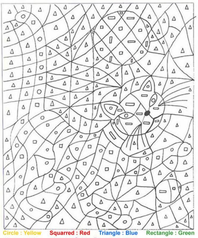 Easy to Make Color By Number Coloring Sheets - Pa-g.co