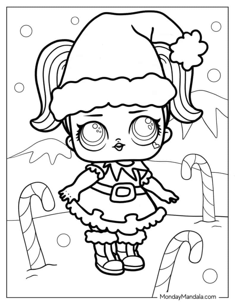 1,000 Christmas Coloring Pages (Free PDF Printables)