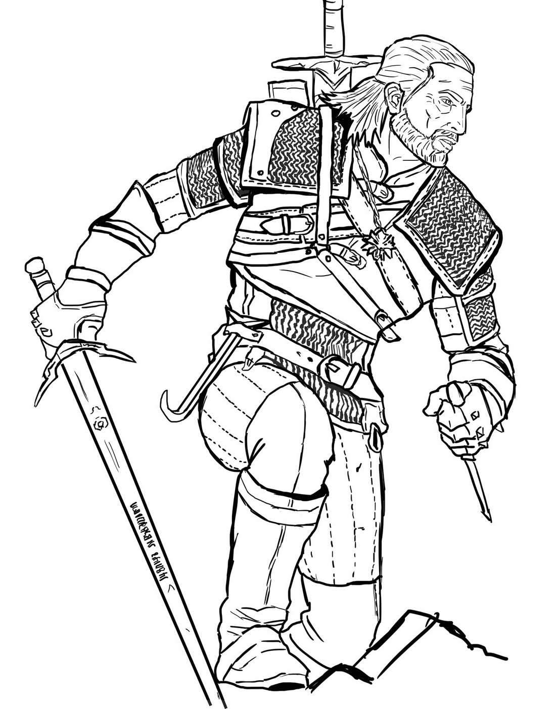 Witcher Coloring Pages | Printable Coloring Pages