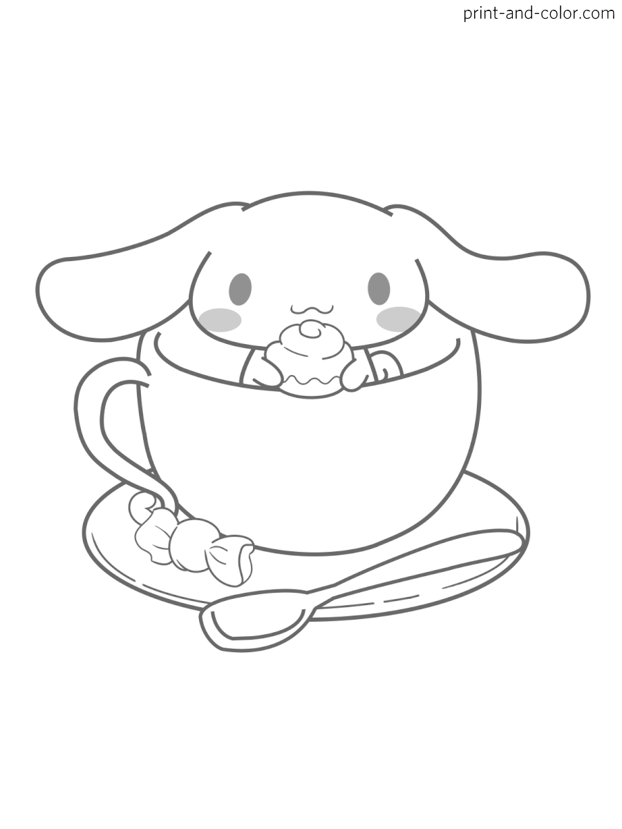 Cinnamoroll coloring pages | Print and ...