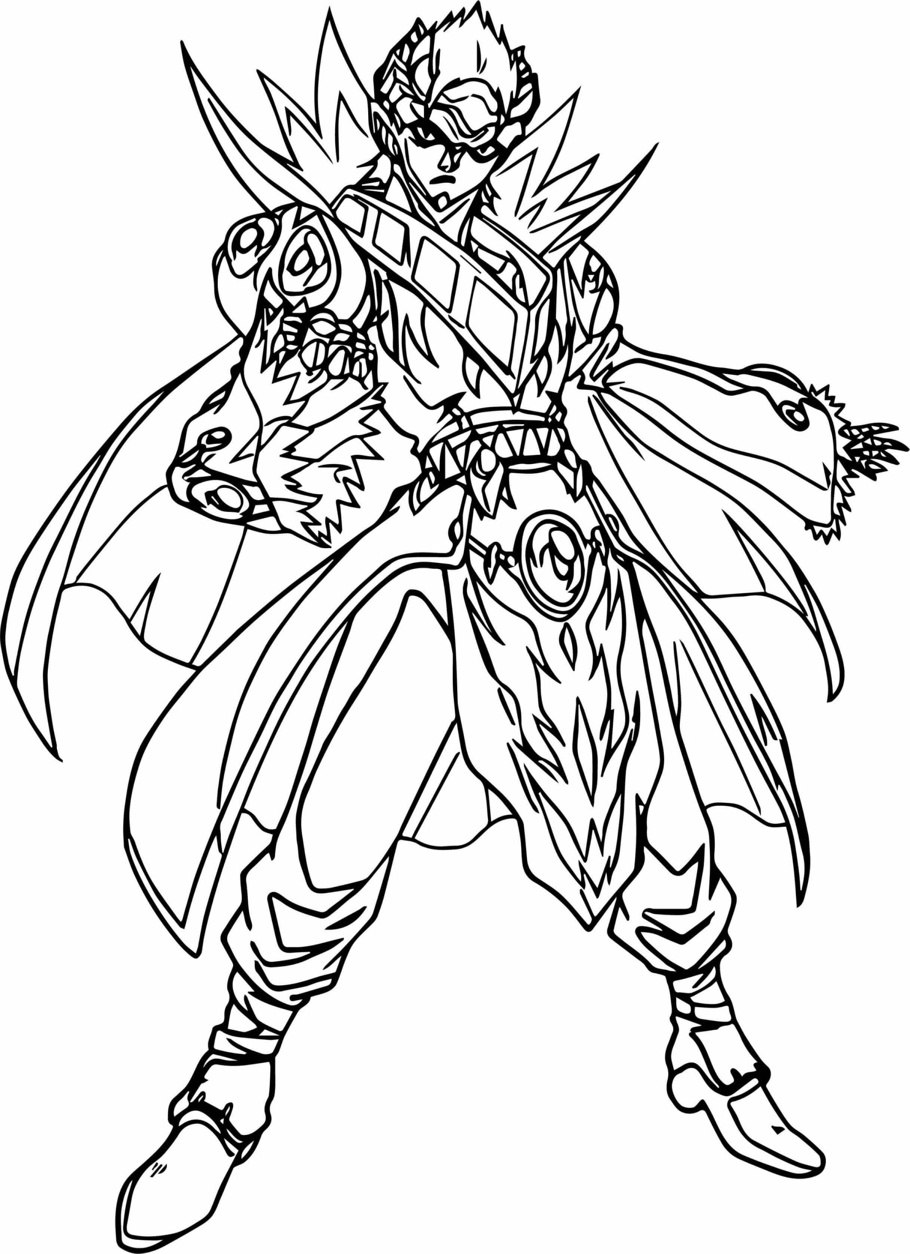 Samurai Fighting Style coloring page ...