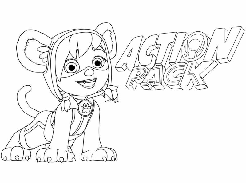 Coloring page Action Pack Wren