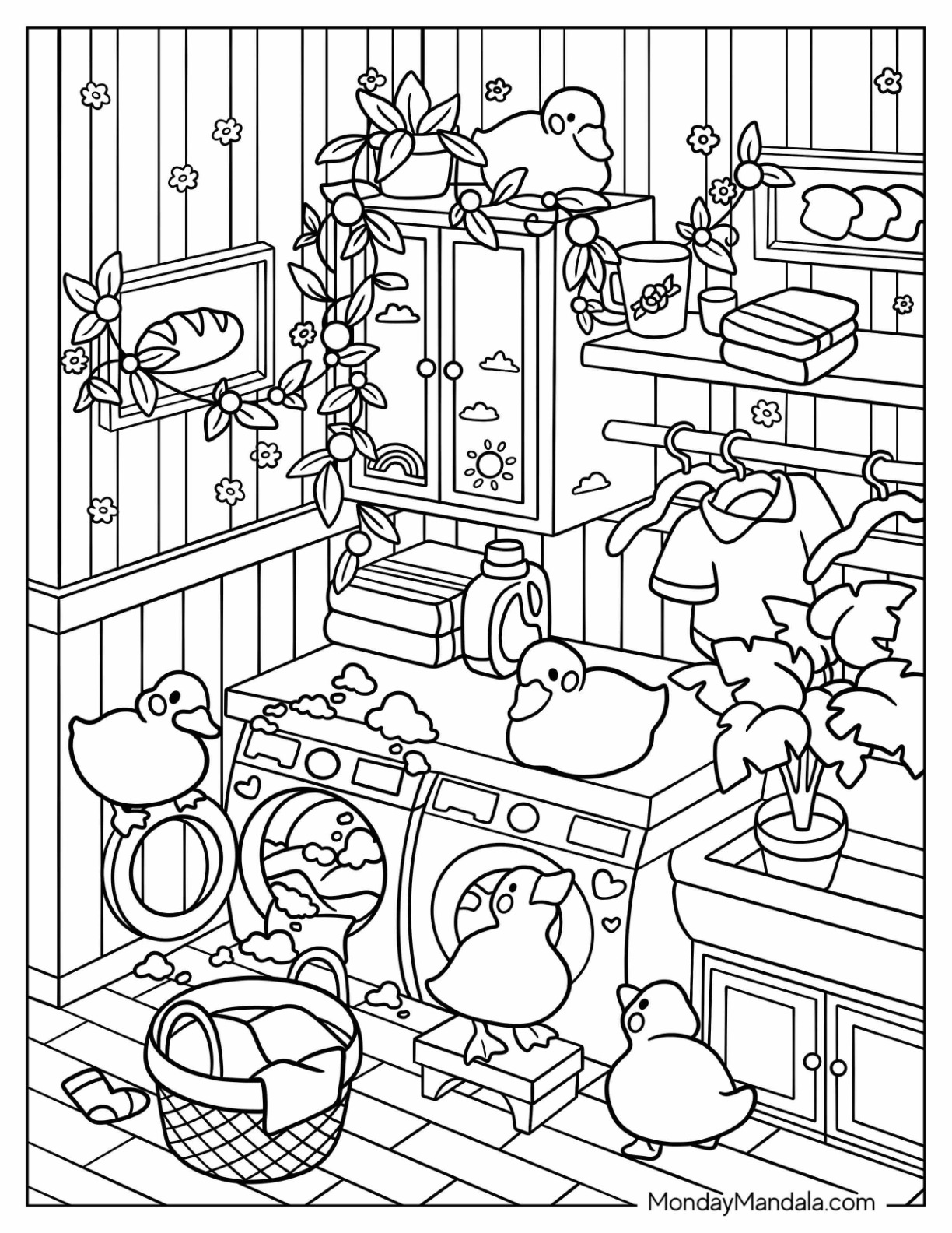 26 Aesthetic Coloring Pages (Free PDF ...