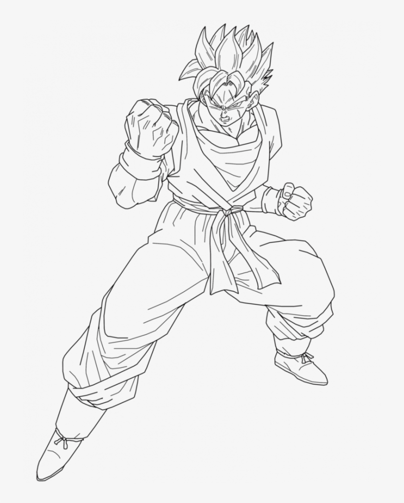 Dragon Ball Coloring Pages Future Trunks And Gohan - Future Gohan Coloring  Pages - Free Transparent PNG Download - PNGkey