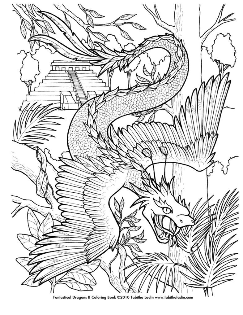 Fantasy Coloring Pages For Kids And Printable Fantasy adult