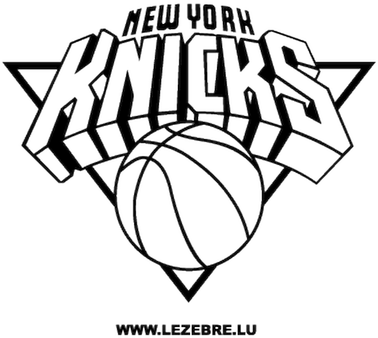 Download New York Knicks Logo Decal - New York Knicks Coloring Pages PNG  Image with No Background - PNGkey.com