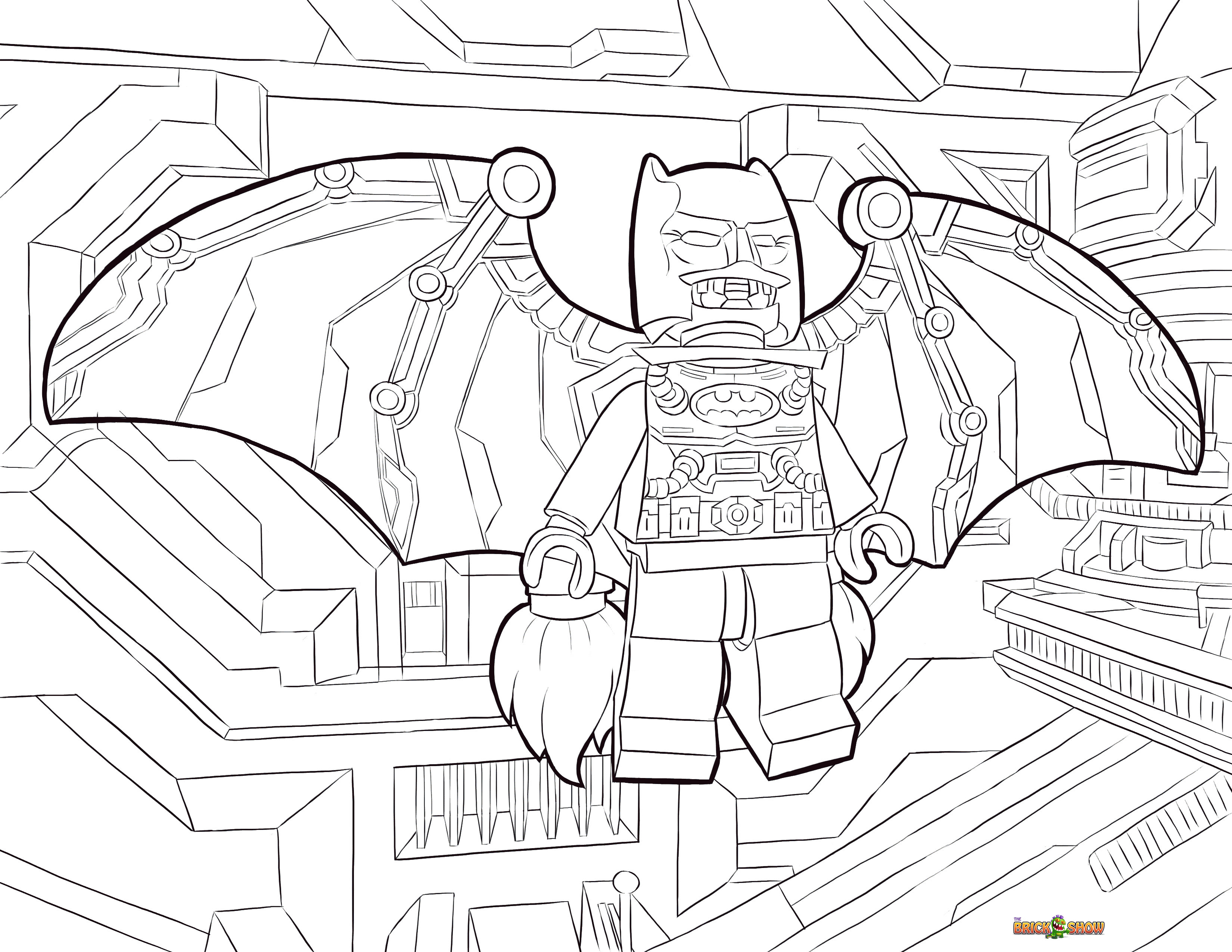 Lego Batman Superheroes Coloring Pages - Colorine.net | #12423