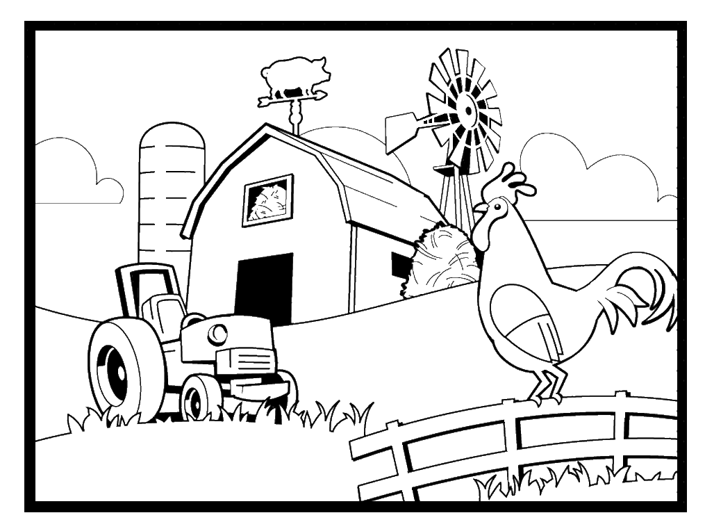 Farm Coloring Pages - Best Coloring Pages For Kids