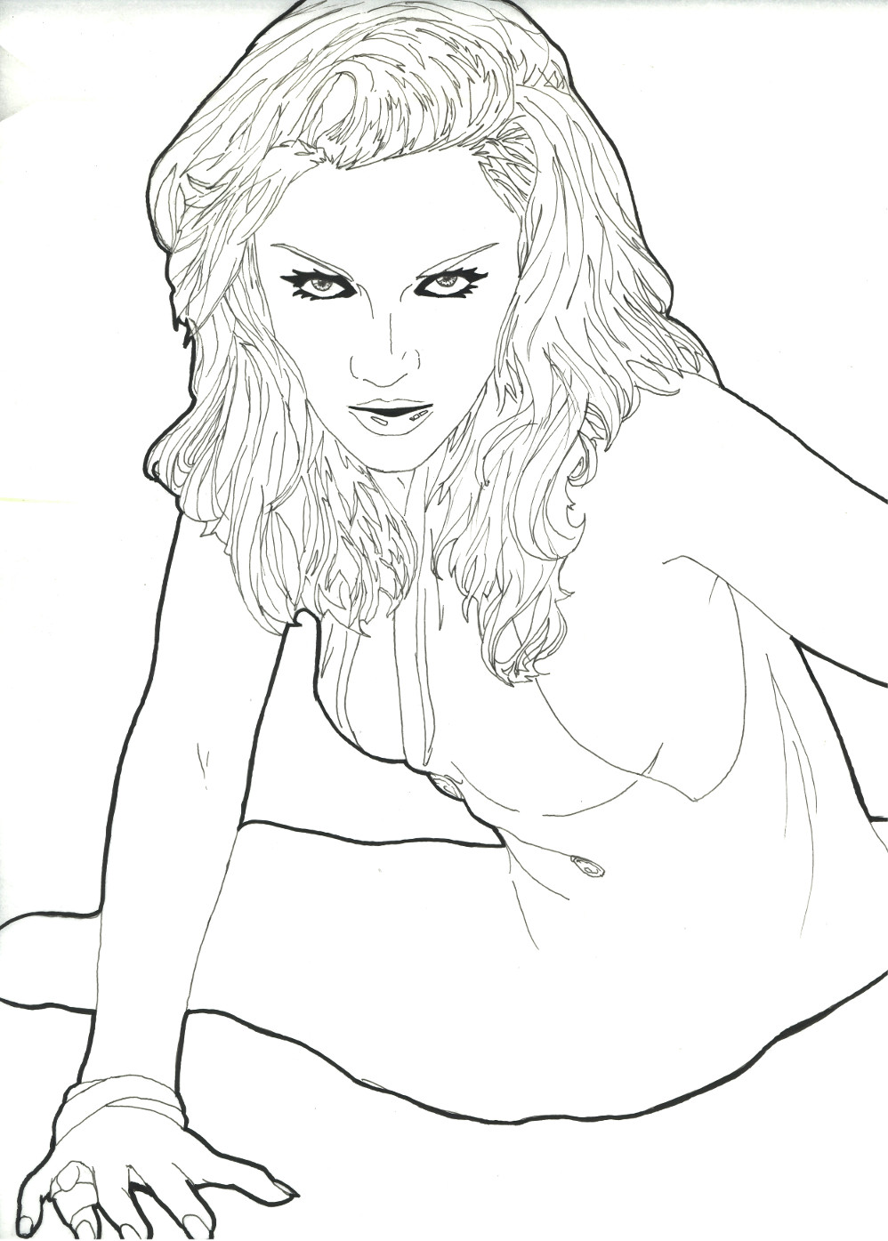 Madonna coloring pages