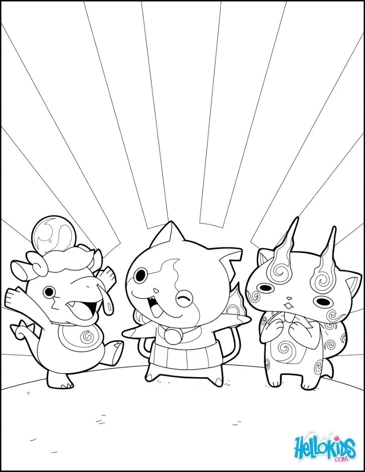 Yo Kai Watch Coloring Pages To Print From – jenett.co