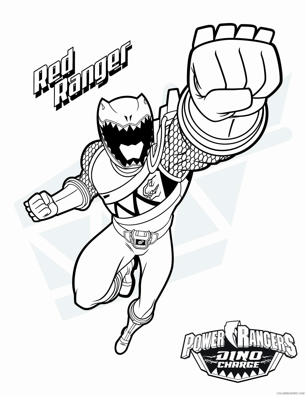 Power Rangers Coloring Pages TV Film mighty morphin Printable 2020 06671  Coloring4free - Coloring4Free.com