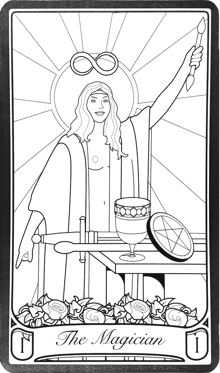 Free Coloring Sheets: The Art Of Tarot