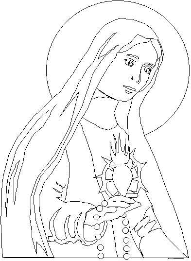 MyCatholicSource.com™ Coloring Book: Our Lady of Fatima