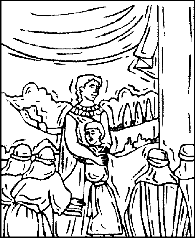 coloring page joseph and his brothers - Clip Art Library