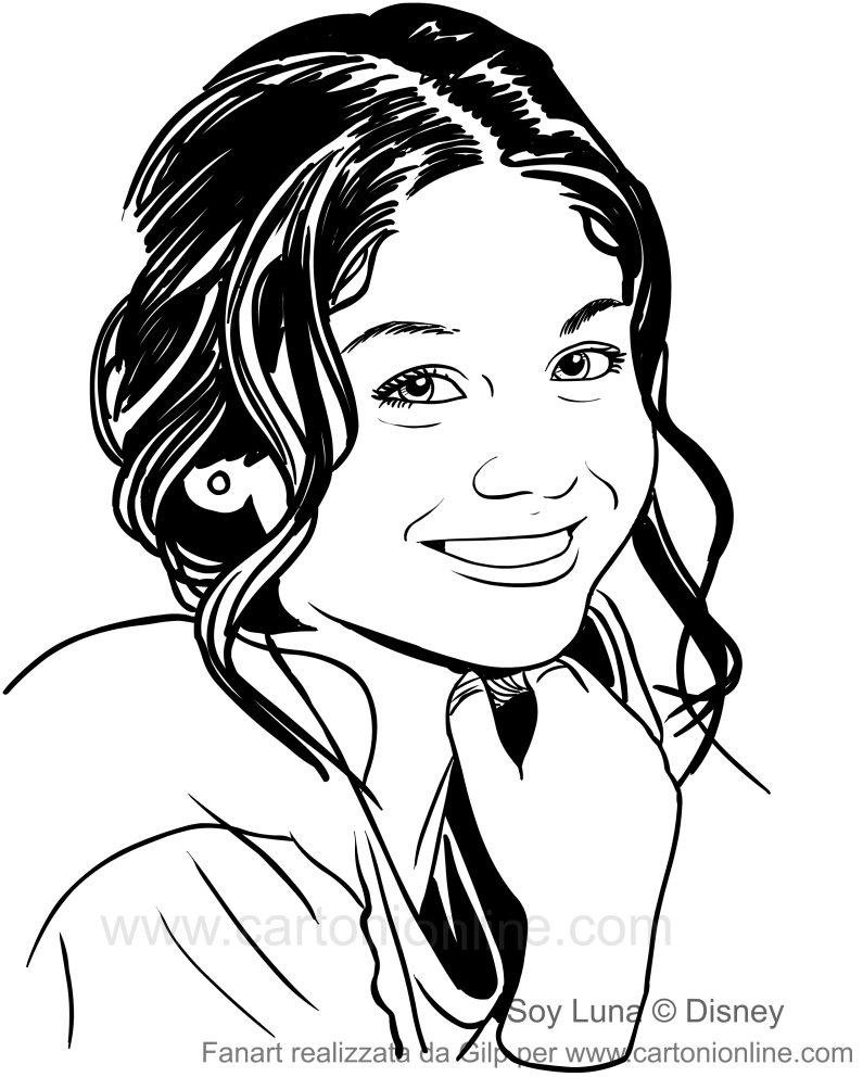 Soy Luna coloring page