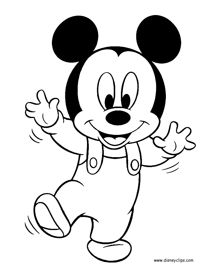 Disney Babies Coloring Pages (2) | Disneyclips.com