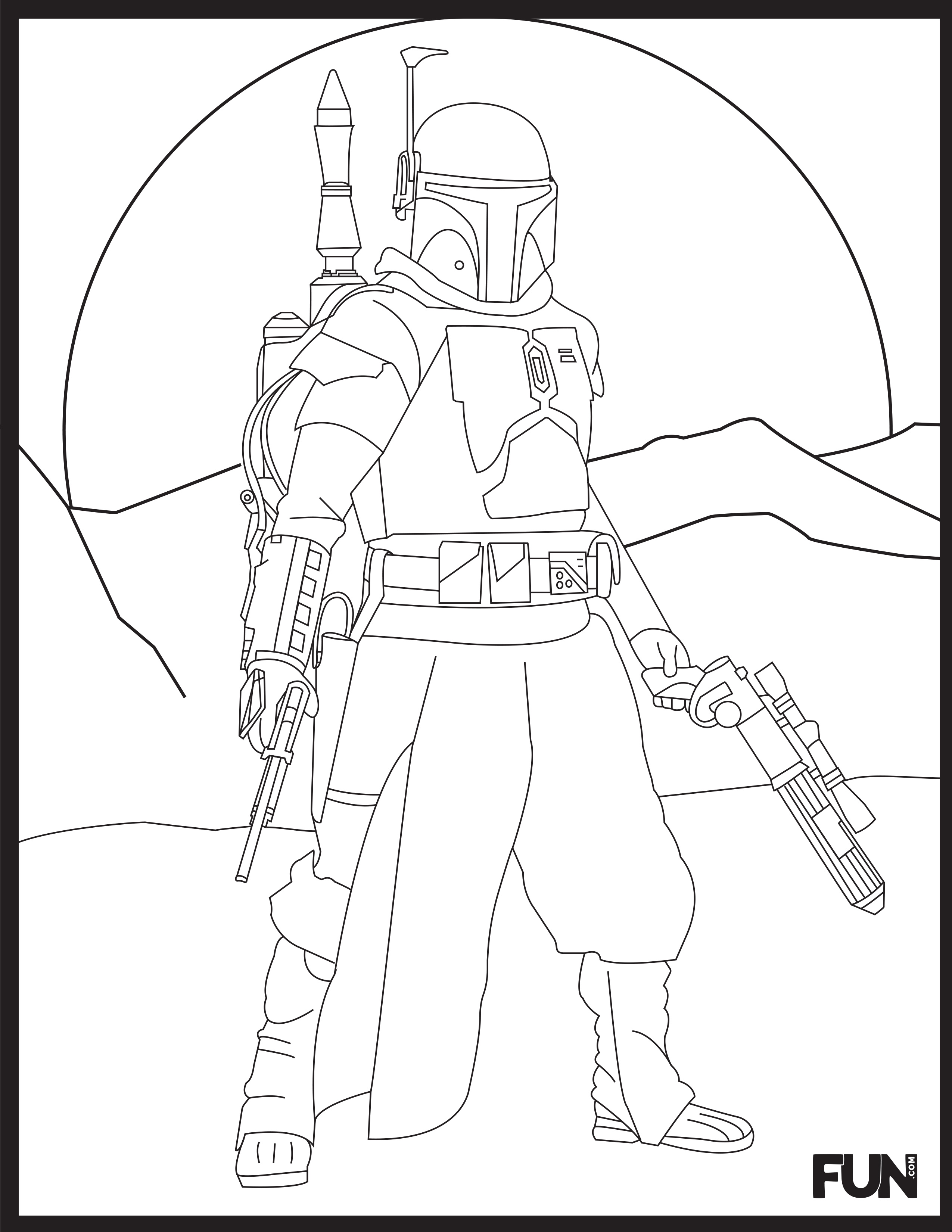 Star Wars Coloring Pages and Bingo ...