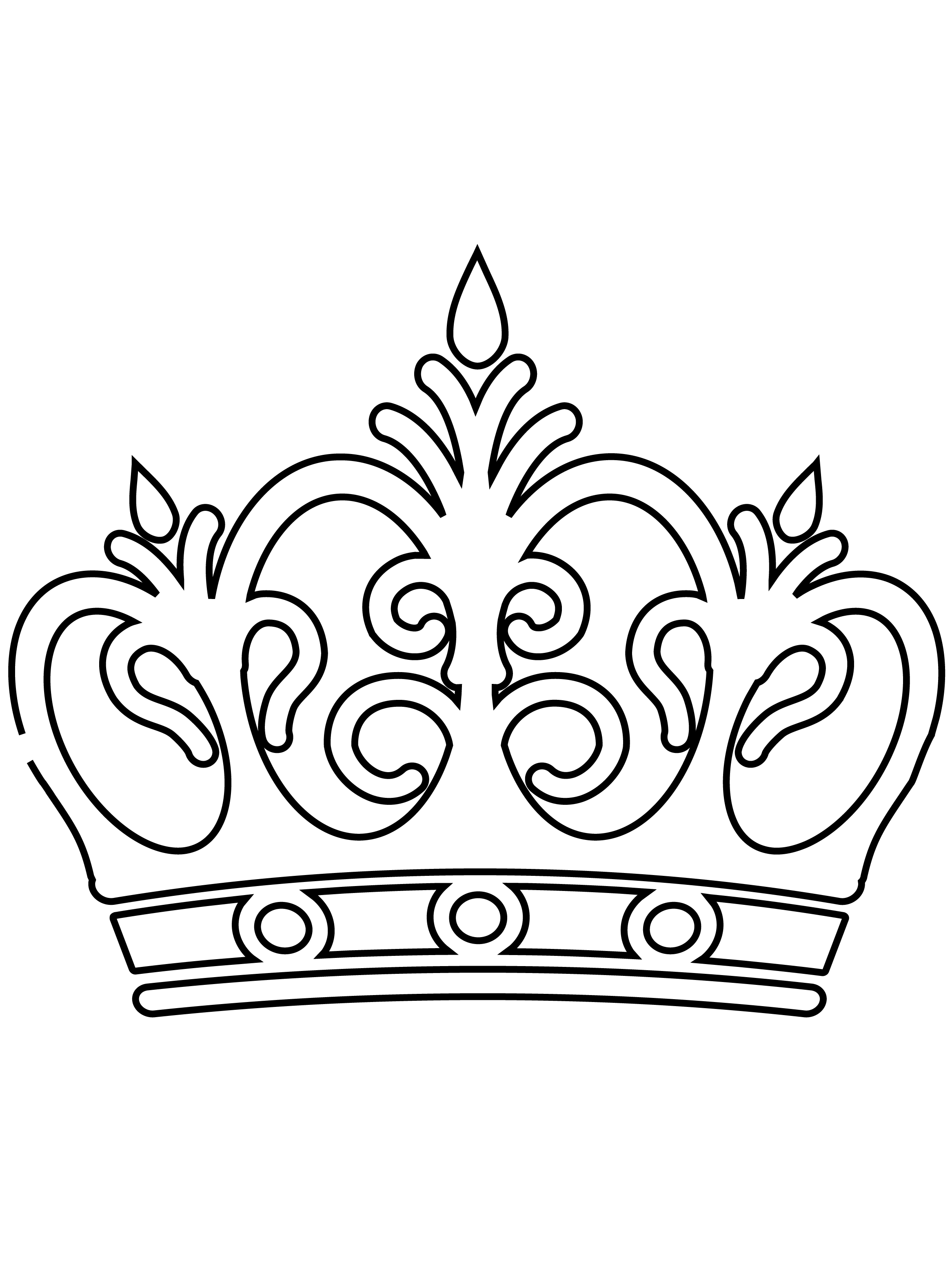 Crown Coloring Page - GetColoringPages.com