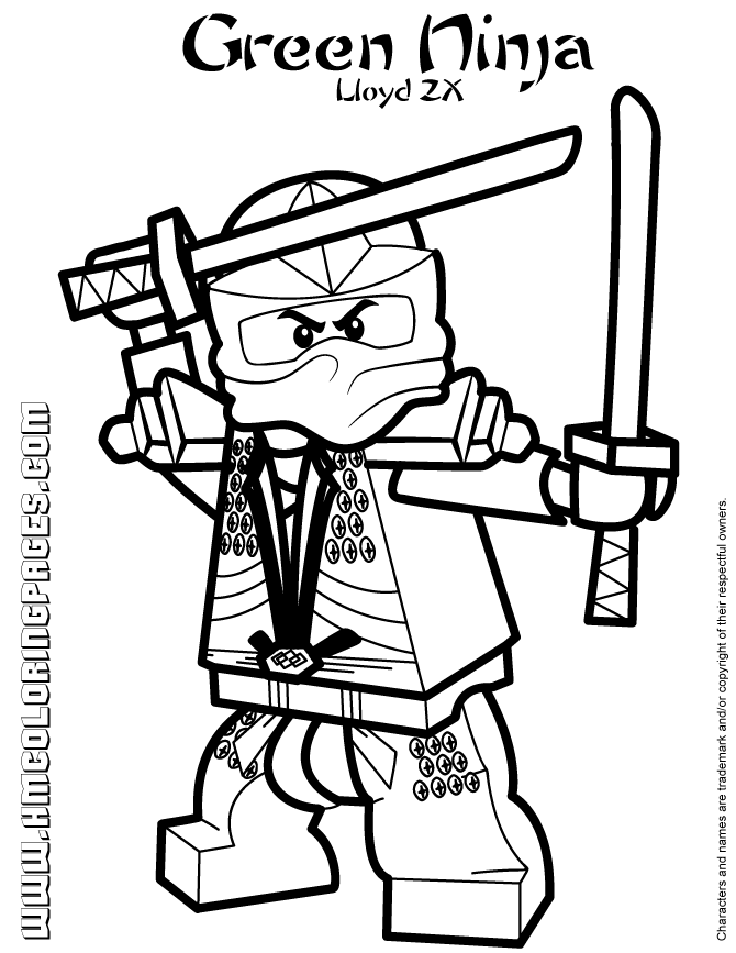 Free Printable Ninjago Coloring Page - Toyolaenergy.com