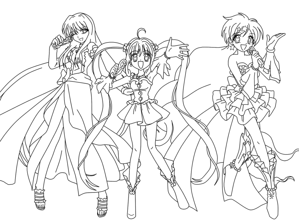 Mermaid Melody Pichi Pitch Coloring Pages Print - Colorine.net ...