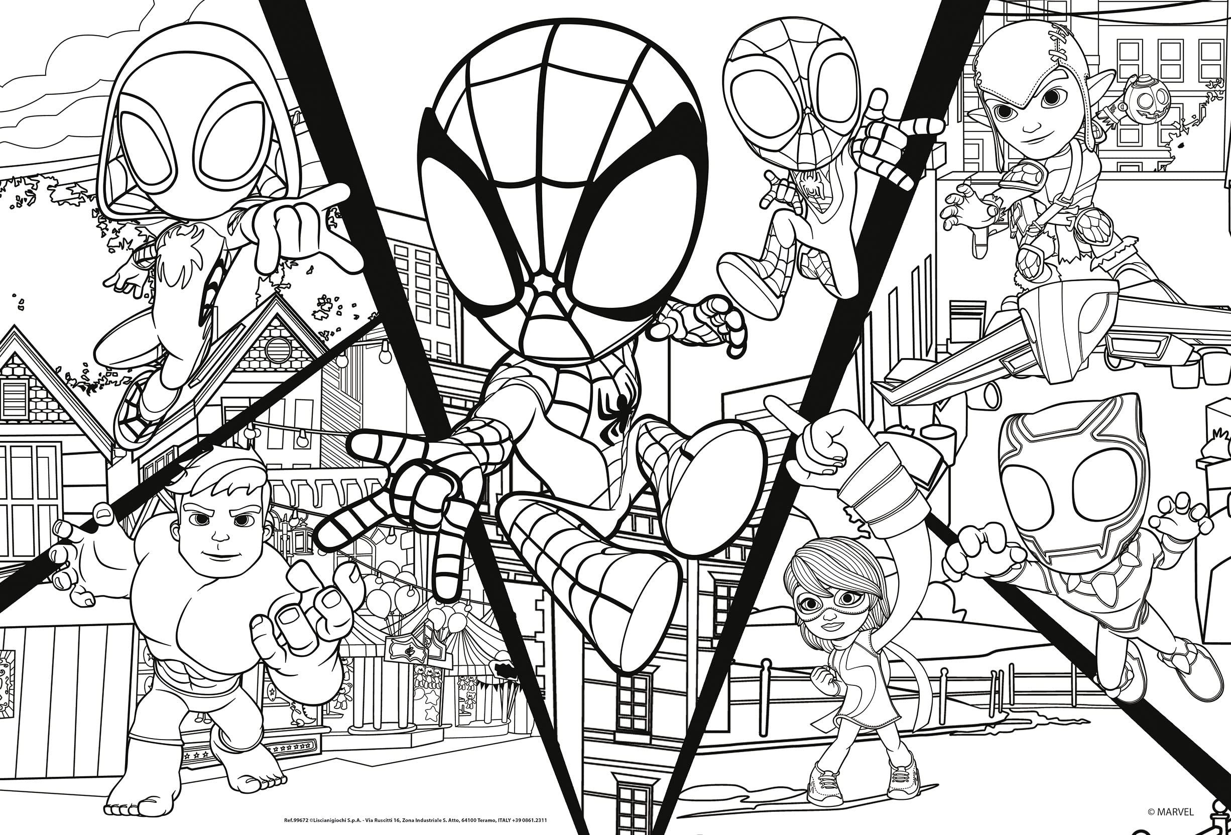 LISCIANI Marvel 2-in-1 Puzzle Spidey & ...