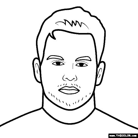 Joe Burrow Coloring Page