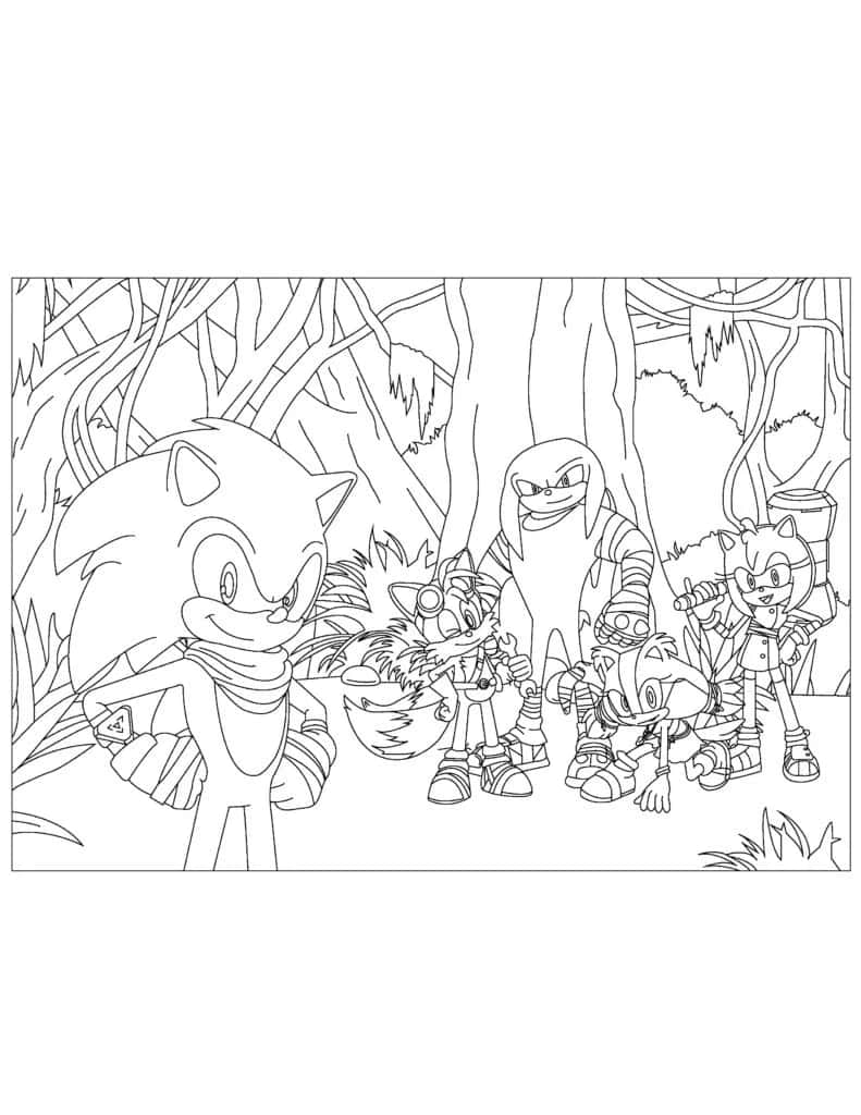 Sonic The Hedgehog Coloring Pages ...